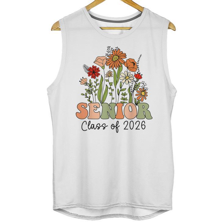 Senior 2026 Graduate Class Of 2026 Wildflowers Graduation Unisex Tank Top