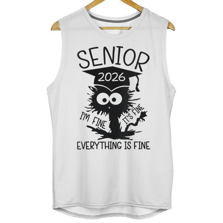 Senior 2026 High School College Graduation Year Class Of 26 Unisex Tank Top