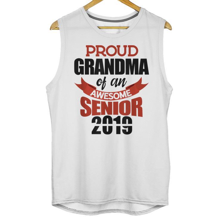 Senior Class Of 2019 Tshirt Graduation Awesome Grandma Unisex Tank Top