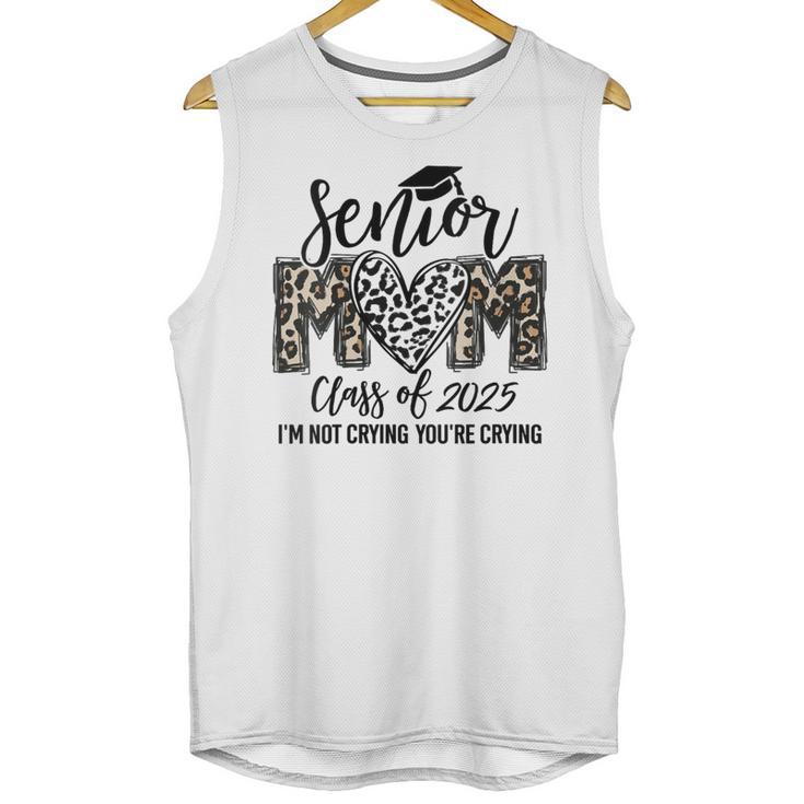 Senior Mom Class Of 2025 Senior Mama 2025 Leopard Graduation Unisex Tank Top