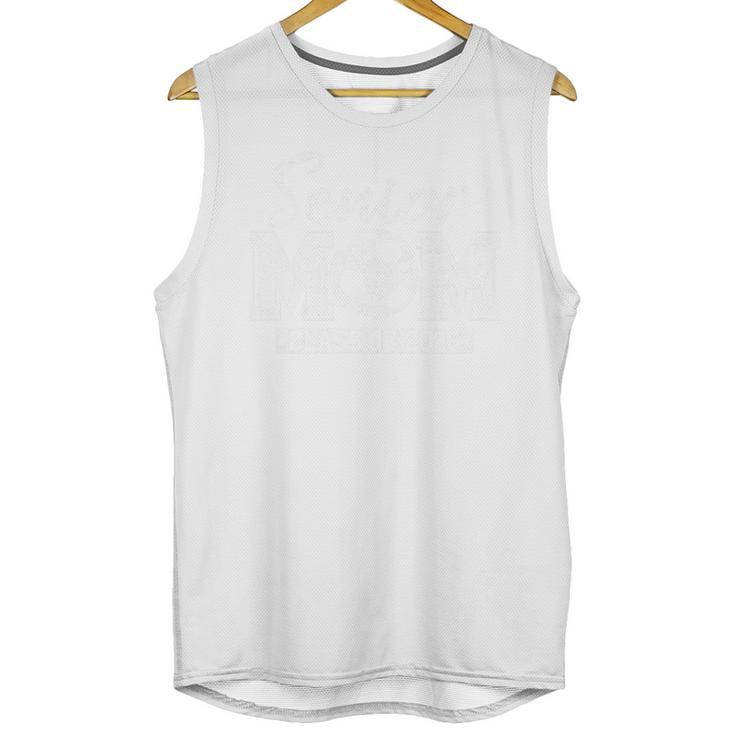 Senior Mom Class Of 2026 Soccer Mom Graduation Premium Tri-Blend Unisex Tank Top