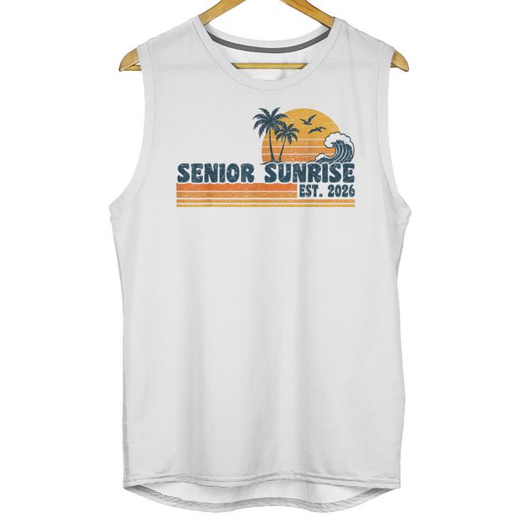 Senior Sunrise 2026 Graduation Cool Retro High School Unisex Tank Top