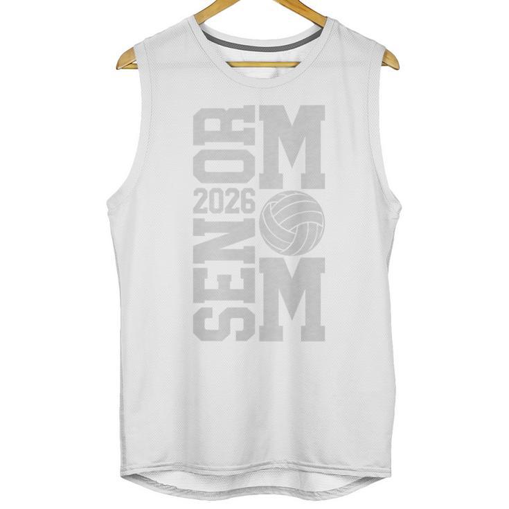 Senior Volleyball Mom 2026 Class Graduation Volleyball Premium Tri-Blend Unisex Tank Top