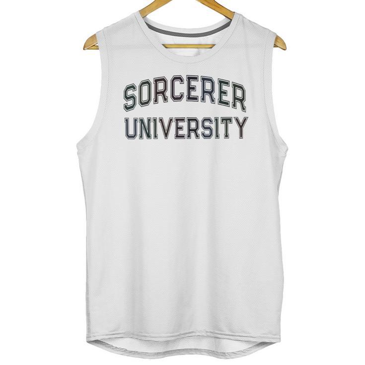 Silly Anti Social SORCERER UNIVERSITY Introvert Stay Away Unisex Tank Top