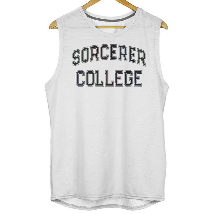 Silly Don'T Call Me SORCERER COLLEGE Introvert Sarcastic Unisex Tank Top
