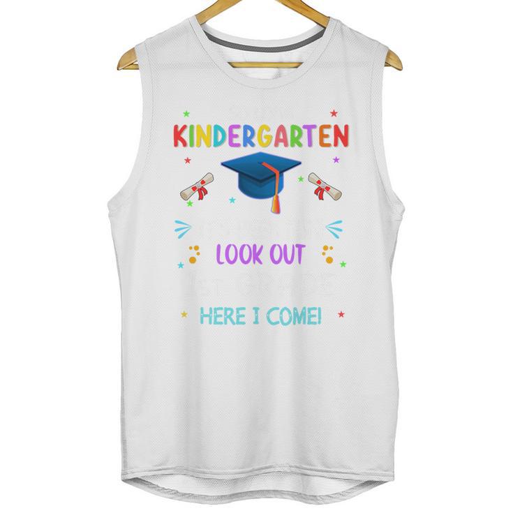 So Long Kindergarten Graduation Look Out 1st Grade 2025 Kids Premium Tri-Blend Unisex Tank Top