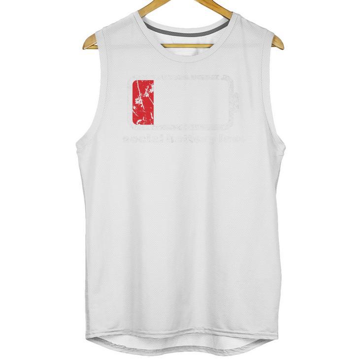 Social Battery Low Introvert Premium Unisex Tank Top