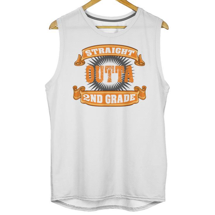 Straight Outta 2nd Grade Shirt Second Graduation Boys Girls Unisex Tank Top