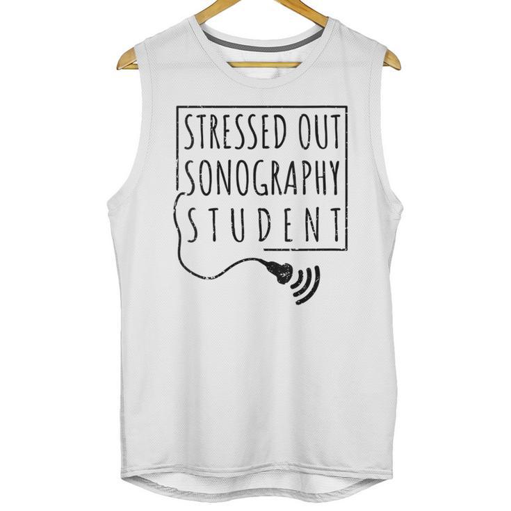 Stressed Sonography Student Ultrasound Tech Graduation Unisex Tank Top