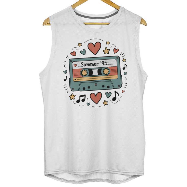 Summer ’95 Retro Cassette Tape Nostalgia Music Lover Premium Tri-Blend Unisex Tank Top