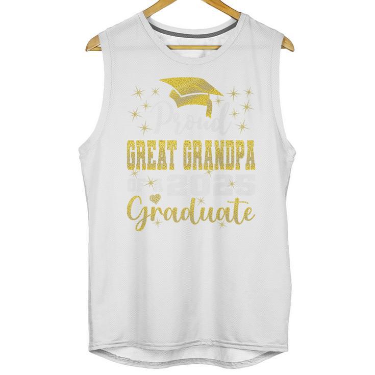 Super Proud Great Grandpa Of 2025 Graduate Graduation Family Premium Unisex Tank Top