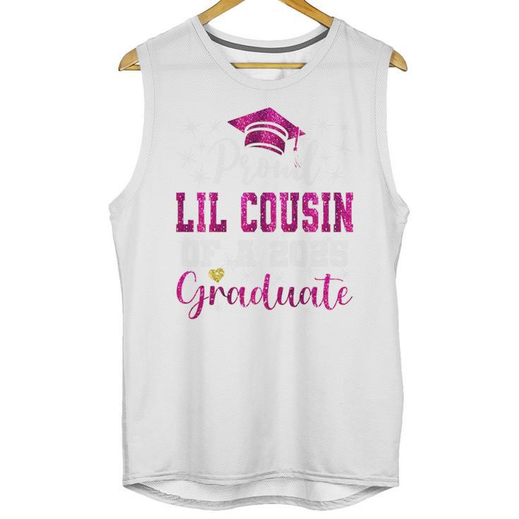 Super Proud Little Cousin Of 2025 Graduate Graduation Family Premium Tri-Blend Unisex Tank Top