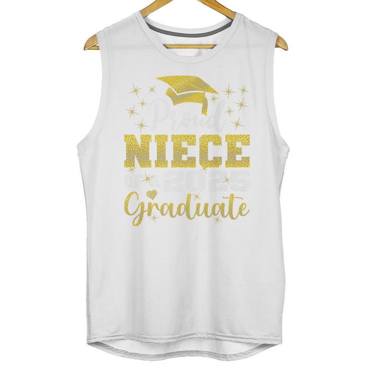 Super Proud Niece Of 2025 Graduate Senior Graduation Family Premium Unisex Tank Top