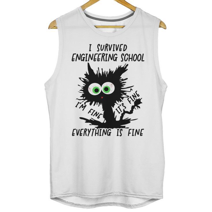 I Survived Engineering School Graduation 2026 Premium Tri-Blend Unisex Tank Top