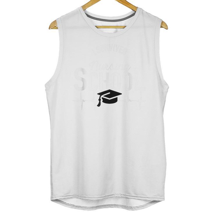 I Survived Nursing School Graduation RN Nurse T Shirt Unisex Tank Top