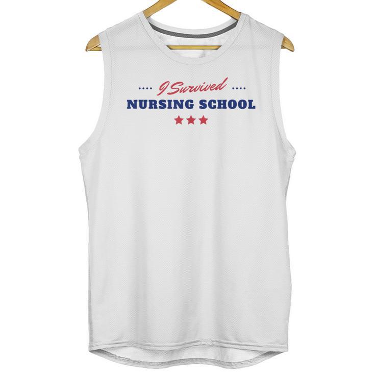 Survived Nursing School Graduation Student Unisex Tank Top