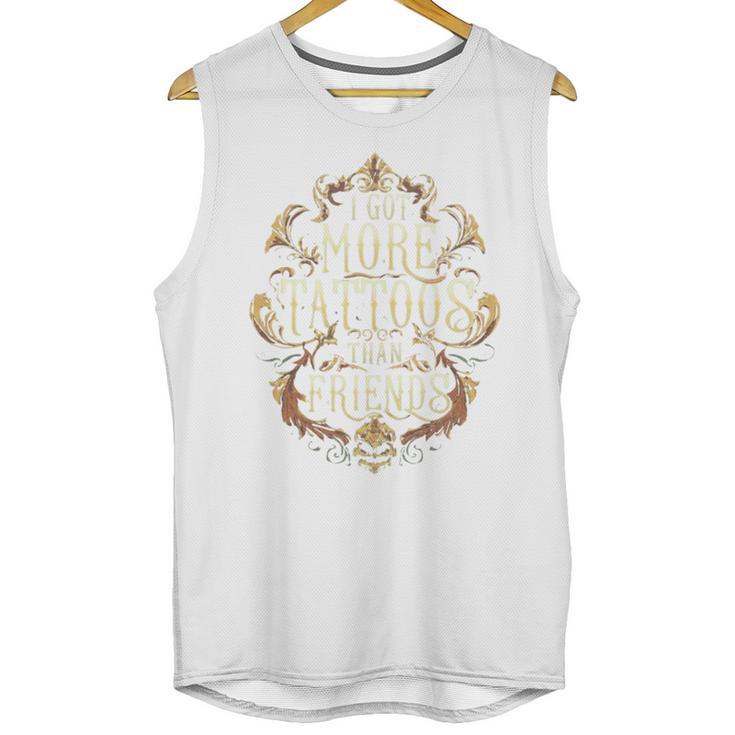 I Have More Tattoos Than Friends Introvert Unisex Tank Top