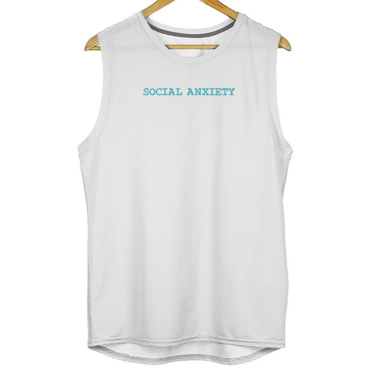 I Thought I Had Social Anxiety Introvert Unisex Tank Top