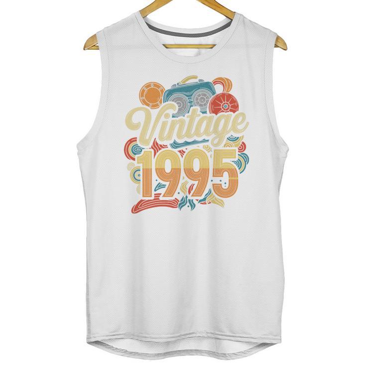 Vintage 1995 Retro Classic 90s Nostalgia Throwback Vibe Premium Tri-Blend Unisex Tank Top