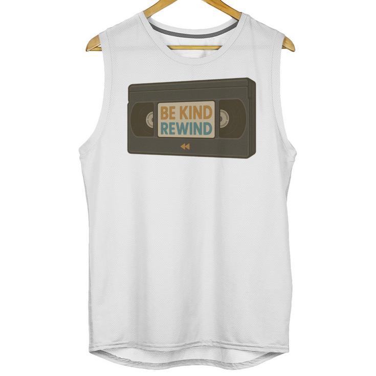 Vintage VHS Tape Humor Retro Nostalgia Graphic Unisex Tank Top