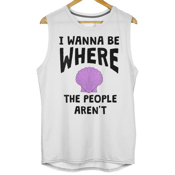 I Wanna Be Where The People Aren't Introvert Unisex Tank Top