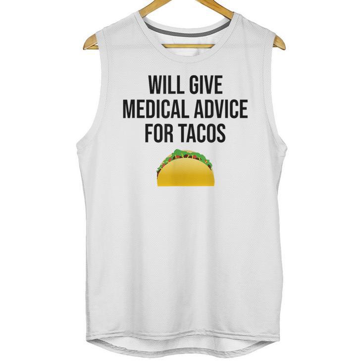 Will Give Medical Advice For Tacos Shirt Graduation MD Unisex Tank Top