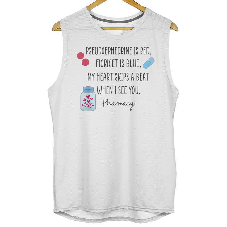 Women Pharmacist Valentines Pharmacy Technician Graduation Unisex Tank Top