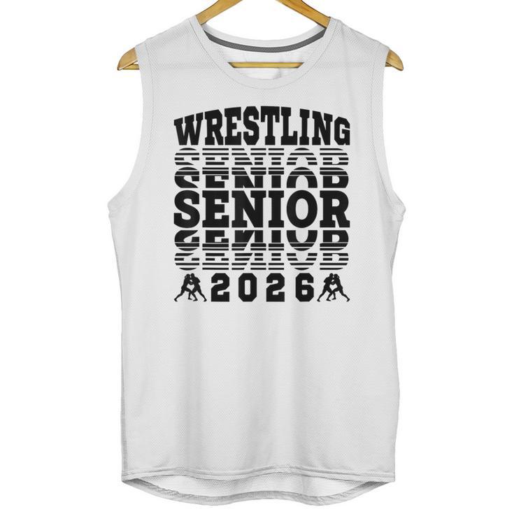 Wrestling Senior 2026 Graduation Unisex Tank Top