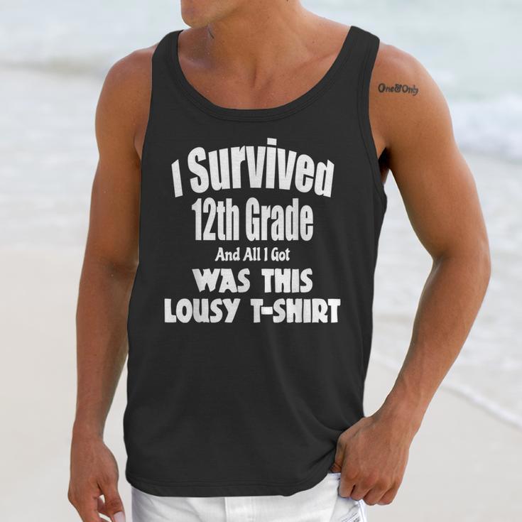 12th Grade GraduationShirt Grad Graduate Education Unisex Tank Top