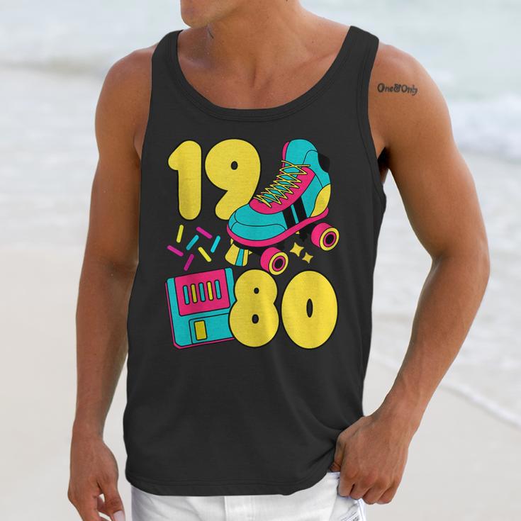 1980 Retro Raised In The 80s Old School Nostalgia Vibes Unisex Tank Top