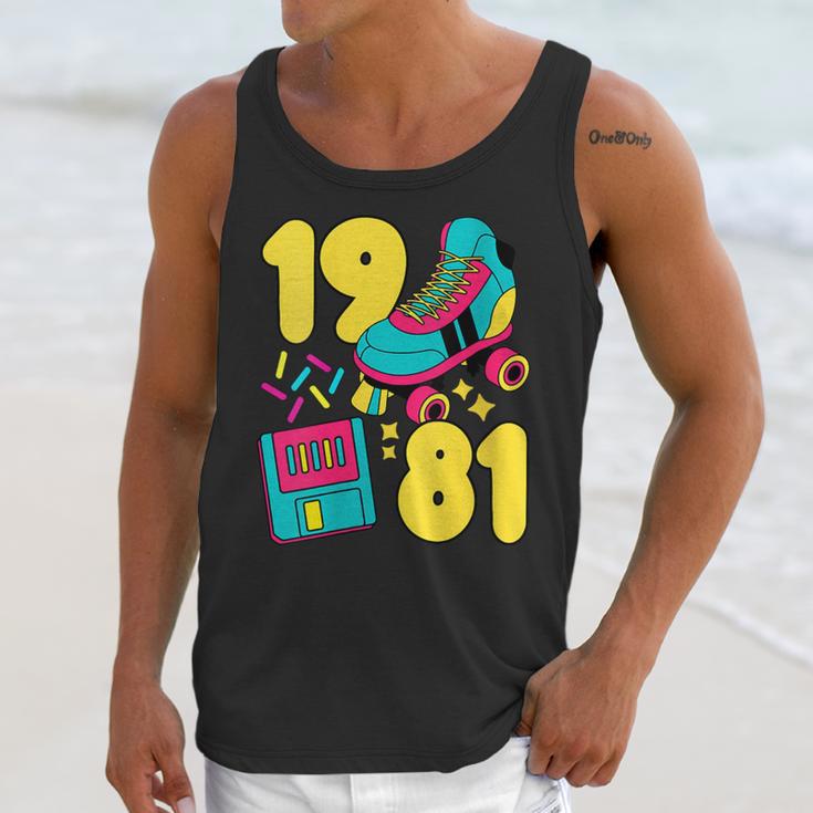 1981 Retro Raised In The 80s Old School Nostalgia Vibes Unisex Tank Top 1981 Retro Raised In The 80s Old School Nostalgia Vibes Unisex Tank Top