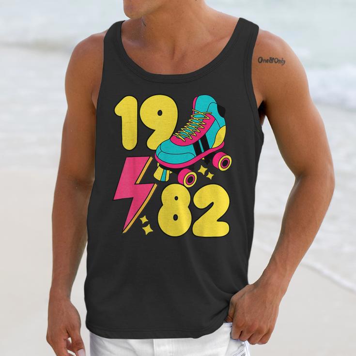 1982 Retro Raised In The 80s Old School Nostalgia Vibes Unisex Tank Top