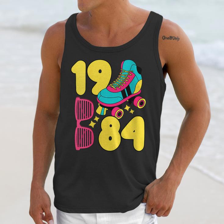 1984 Retro Raised In The 80s Old School Nostalgia Vibes Unisex Tank Top