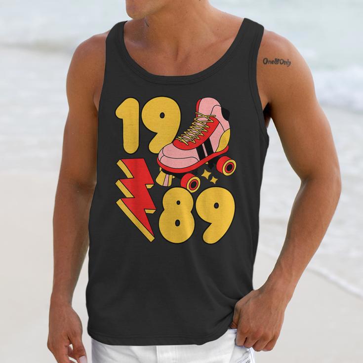 1989 Retro Roller Skate Vintage 80s Nostalgia Collector Unisex Tank Top 1989 Retro Roller Skate Vintage 80s Nostalgia Collector Unisex Tank Top