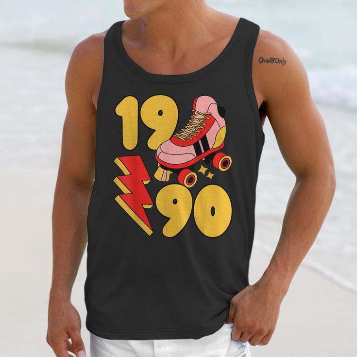 1990 Retro Roller Skate Vintage 90s Nostalgia Collector Unisex Tank Top