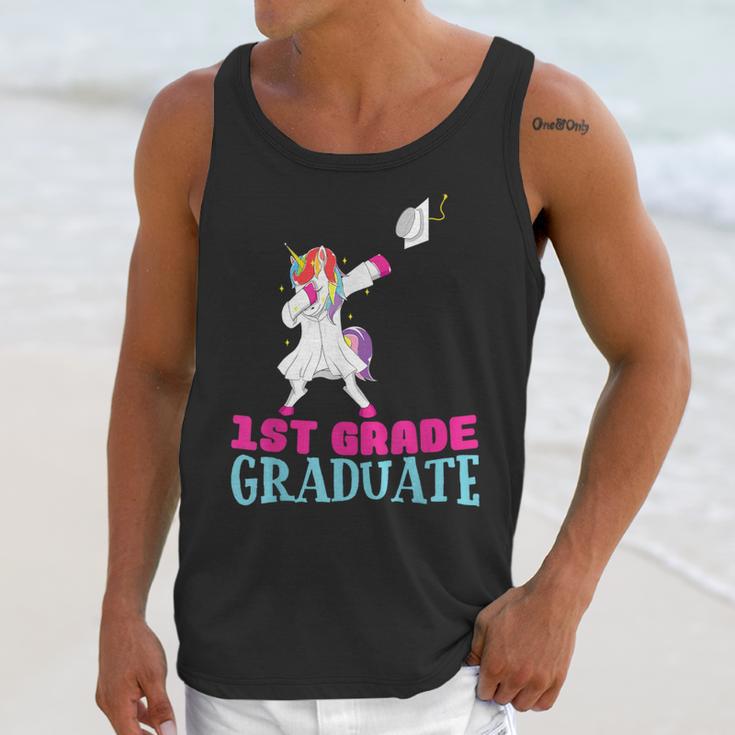 1st Grade Graduation Dabbing Unicorn Lover T-Shirt Kids Unisex Tank Top