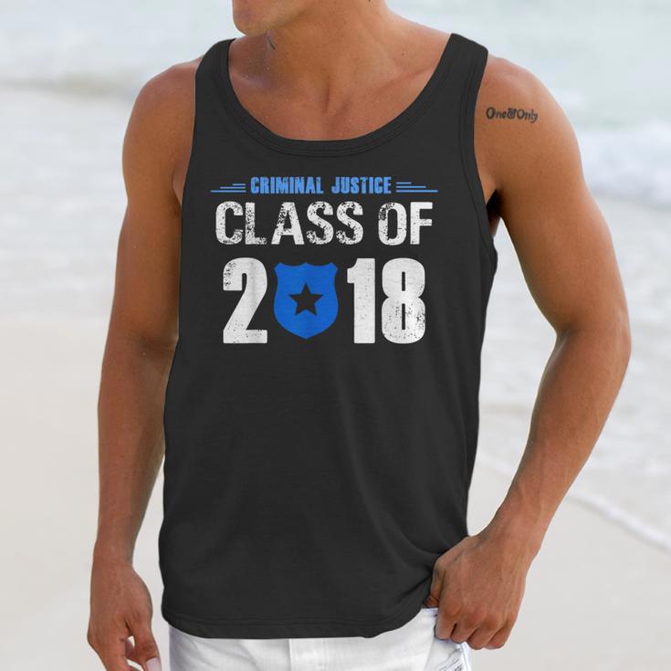 2018 Criminal Justice Graduation Shirt Criminal Justice Unisex Tank Top
