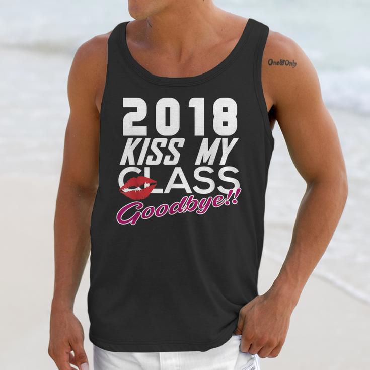 2018 Kiss My Class Goodbye Graduation Unisex Tank Top