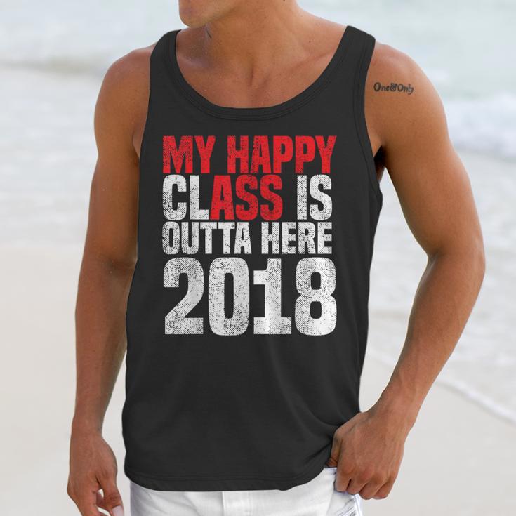 2018 Senior Graduation My Happy Class Shirt Unisex Tank Top