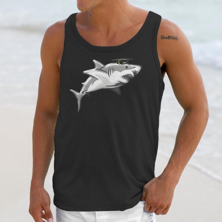 2019 Graduation SharkShirt High School College Grad Unisex Tank Top