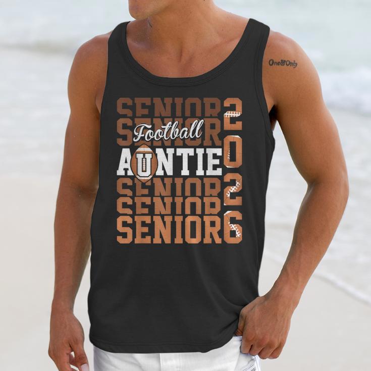 2026 Football Senior Auntie Graduation Matching Family Unisex Tank Top