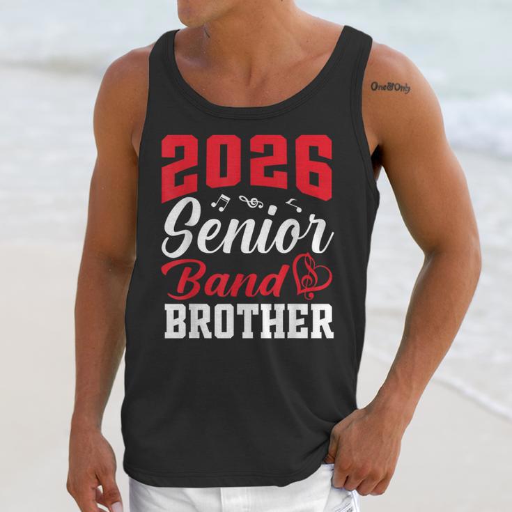 2026 Senior Band Brother Class Of 2026 Parent Graduation Unisex Tank Top