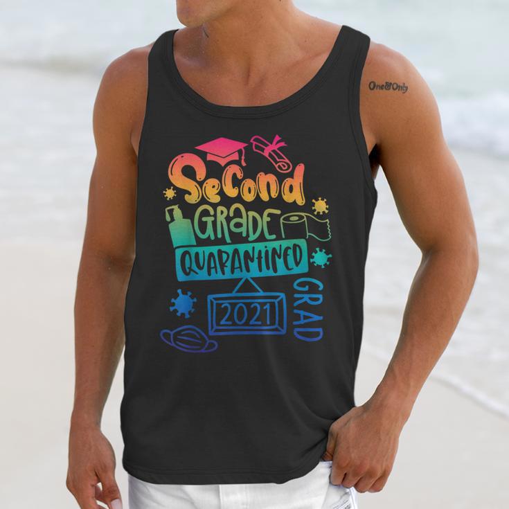 2nd Grade 2021 Graduate Quarantine Second Grade Graduation Unisex Tank Top