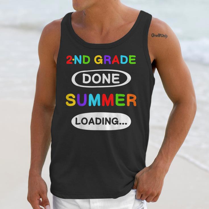 2nd Grade Graduation Shirt 2nd Grade Done Summer Loading Unisex Tank Top
