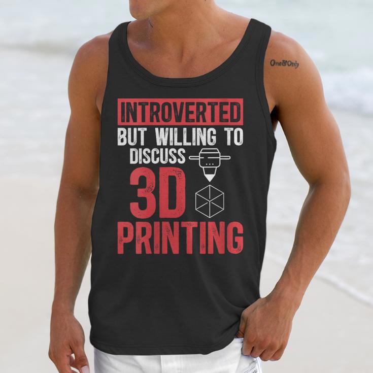 3D Printer Introvert 3D Printing Unisex Tank Top