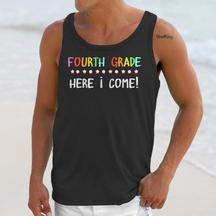 4th Grade Here I Come Cute 3rd Grade Graduation Shirt Unisex Tank Top