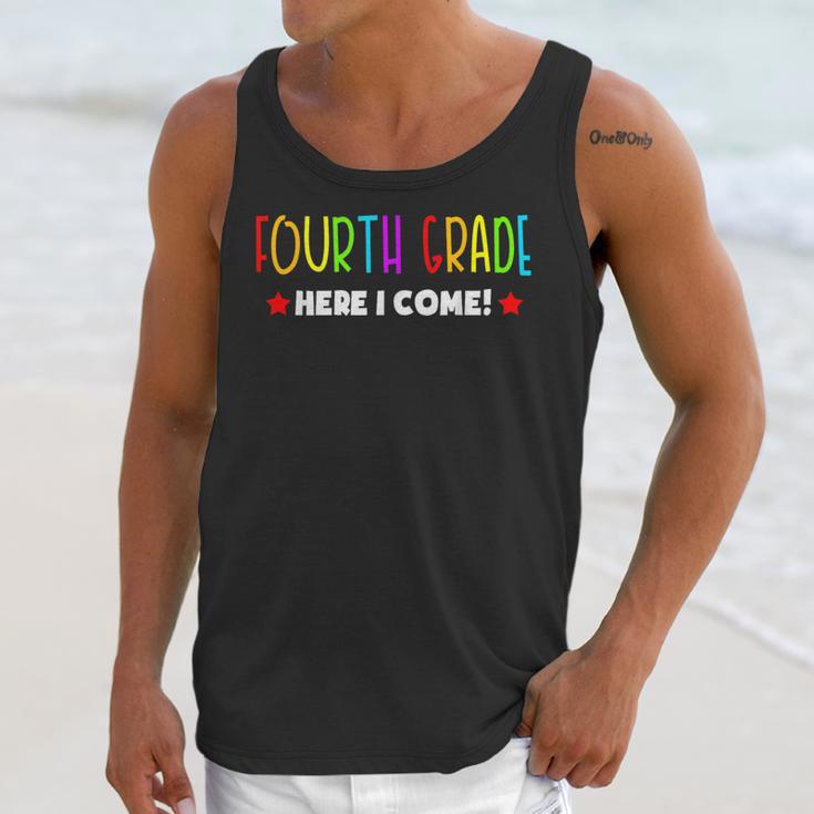 4th Grade Here I Come Kids 3rd Grade Graduation Unisex Tank Top