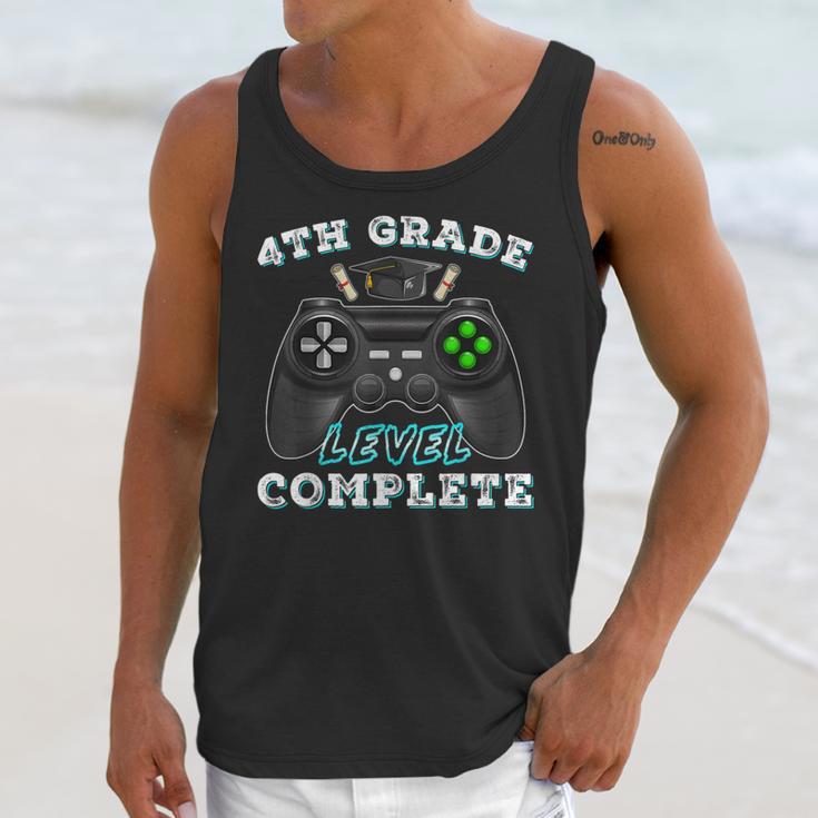 4th Grade Level Complete Gamer 4 Grade Graduation Unisex Tank Top