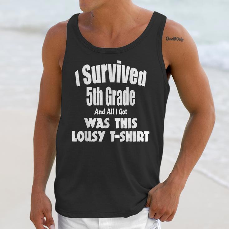 5th Fifth Grade Graduation Shirt Boy Girl Graduate Education Unisex Tank Top