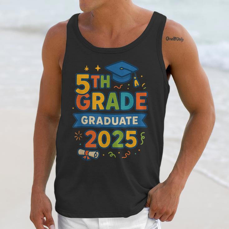 5th Grade Graduation 2025 Graphic – Class Of 2025 Theme Unisex Tank Top